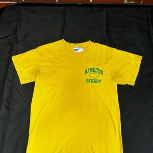 Vintage Yellow Hamilton Rugby Tee